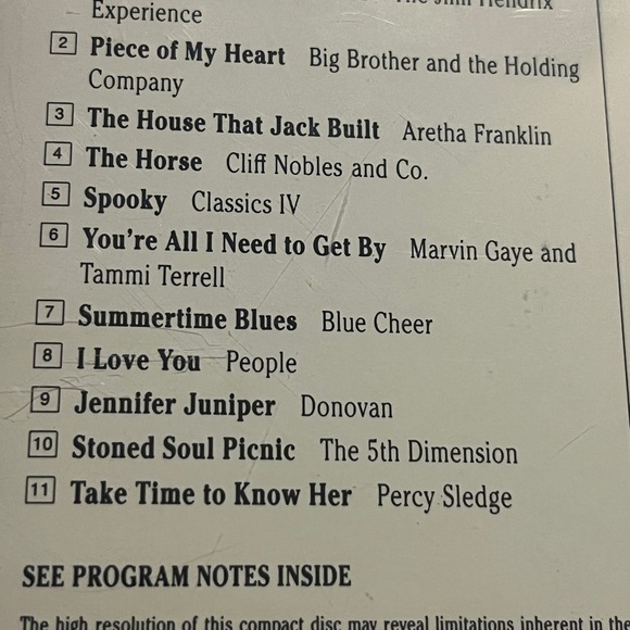 1968 Shakin’ All Over Classic Rock Time Life Music CD - Picture 4 of 6